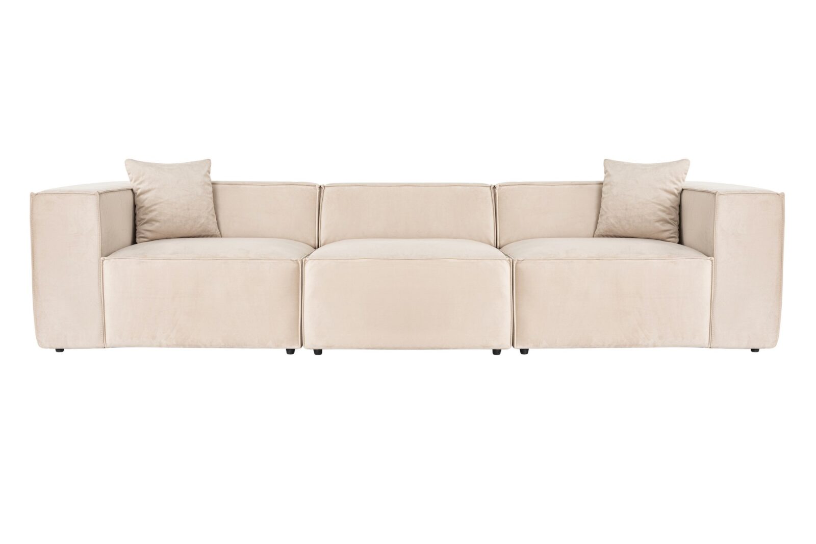 Hanah Home Třímístná pohovka LORA krémová 303 cm