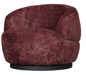 BePureHome Otočné křeslo WOOLLY fialové