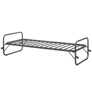 WOOOD Jednolůžková postel na kolečkách LUCY 90x200 cm černá