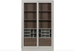 WOOOD Prosklená vitrína JAMES světlá