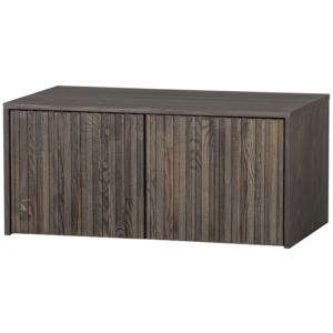 WOOOD Komoda NEW GRAVURE 88 cm tmavě hnědá