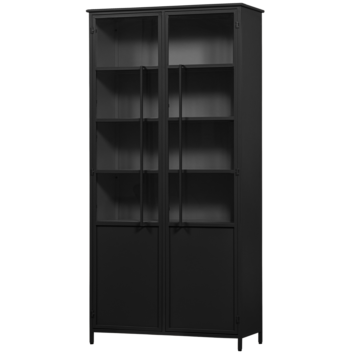 WOOOD Kabinet EXHIBIT 200x96 cm černý