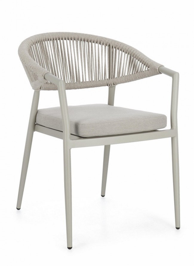 BIZZOTTO Zahradní jídelní židle MILLOR světlá