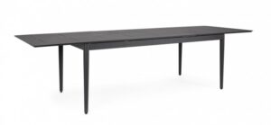 BIZZOTTO Rozkládací zahradní stůl NEBULA 200-300x100 cm antracit