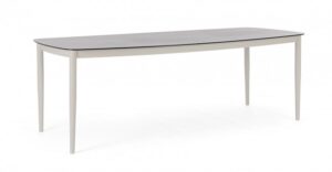 BIZZOTTO Zahradní jídelní stůl NESTOR 220x100 cm světlý