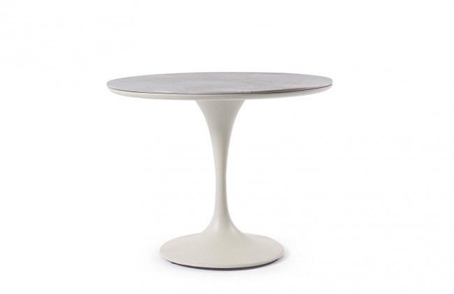 BIZZOTTO Kulatý zahradní stůl ARNOLD světlý ø90 cm