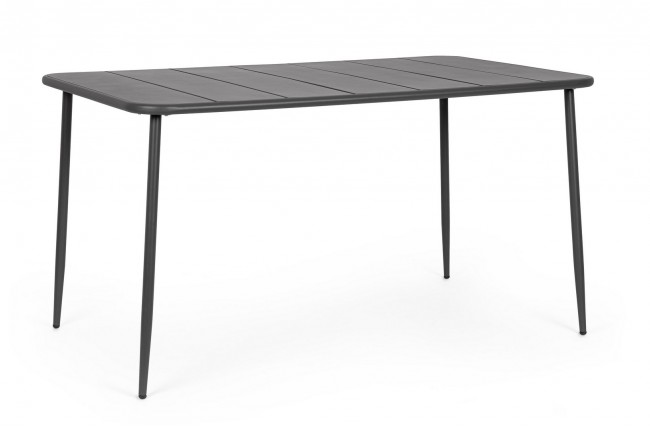 BIZZOTTO Zahraní jídelní stůl YARA antracitový 140x80 cm