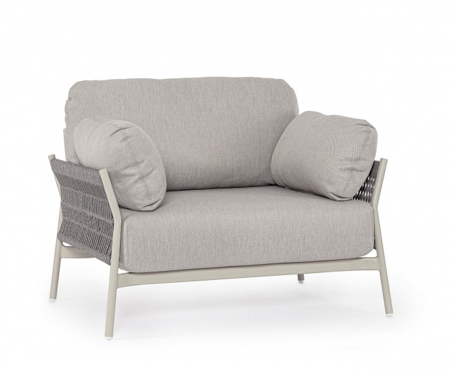 BIZZOTTO Zahradní křeslo PARDIS béžovo-šedé