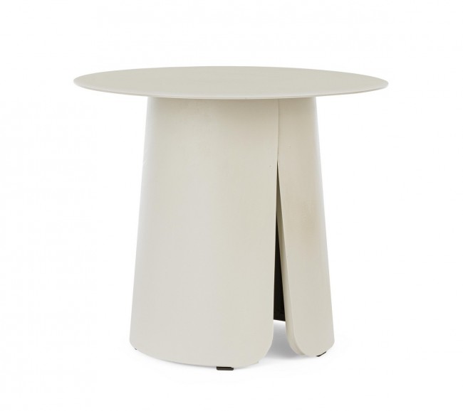 BIZZOTTO Konferenční stolek BRYAN krémový ø45 cm