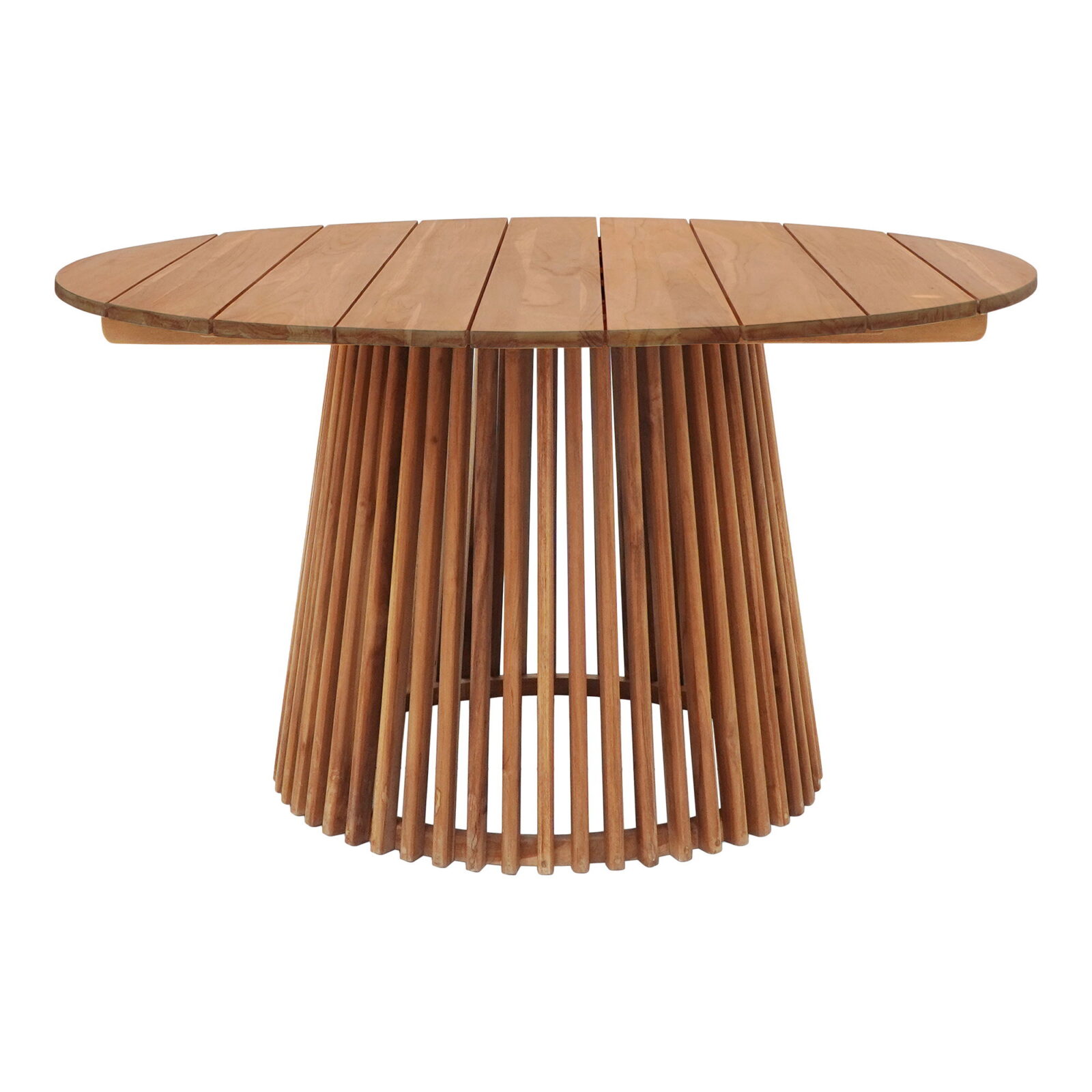House Nordic Dřevěný zahradní stůl LORCA ø120 cm teak