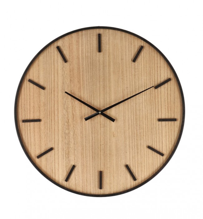 BIZZOTTO Nástěnné hodiny JANVIER černé 70 cm