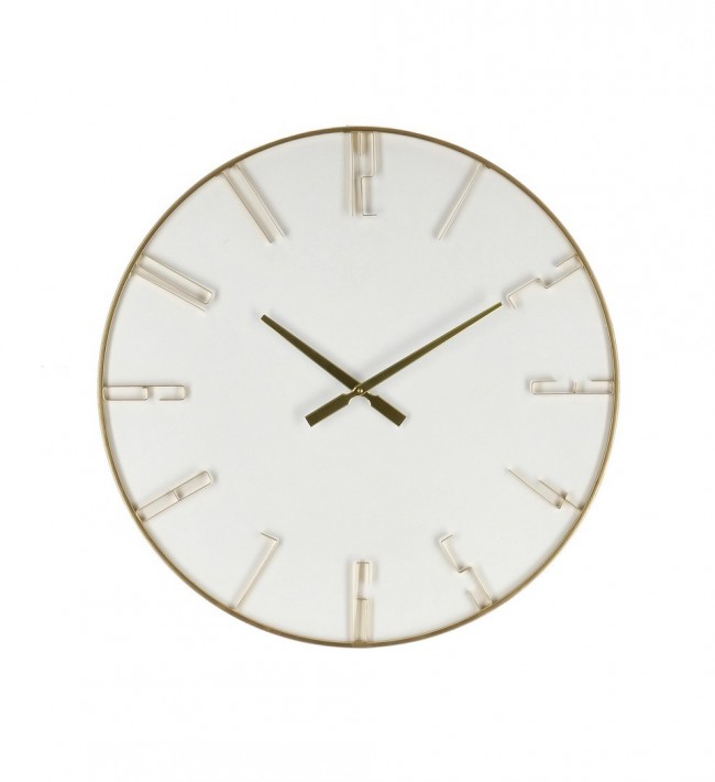 BIZZOTTO Nástěnné hodiny PIERRE zlaté 60cm