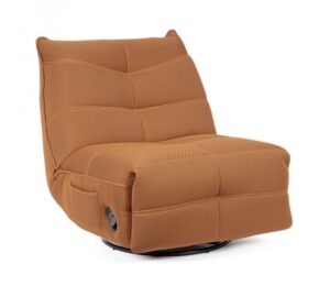 BIZZOTTO Otočné křeslo GITTA měděné