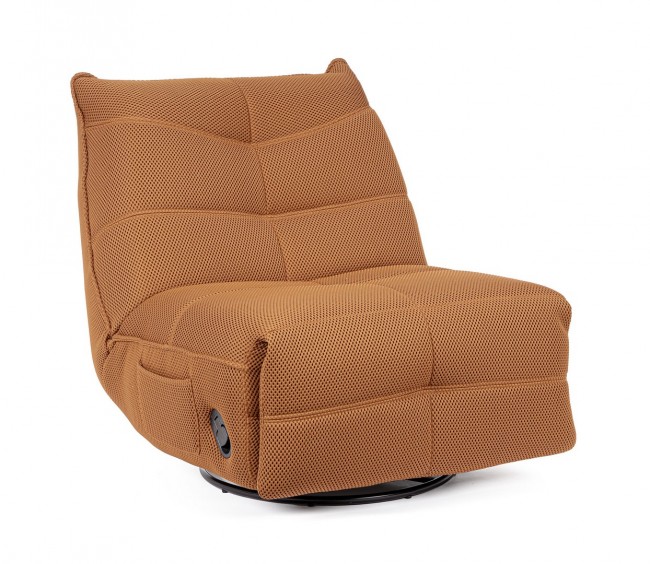 BIZZOTTO Otočné křeslo GITTA měděné