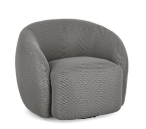 BIZZOTTO Otočné křeslo ONERVA tmavě šedé
