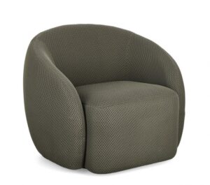 BIZZOTTO Otočné křeslo ONERVA tmavě zelené