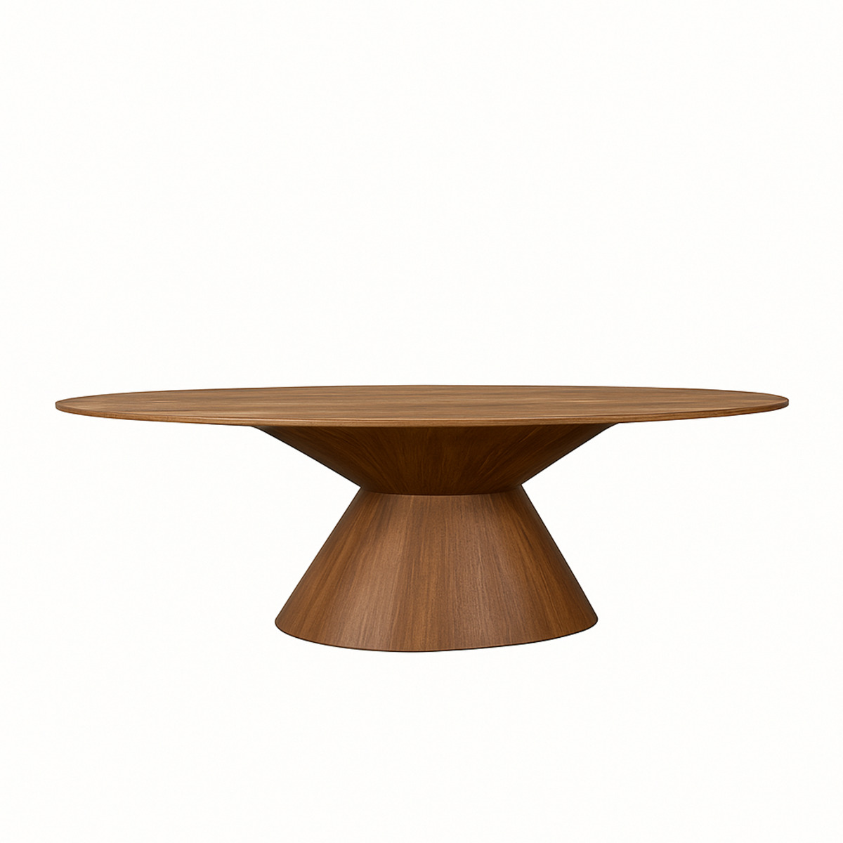 LABEL51 Oválný jídelní stůl JAGGER hnědý 240x110 cm