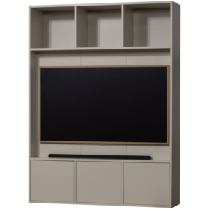 WOOOD TV stěna MEGGY béžová 160x215 cm