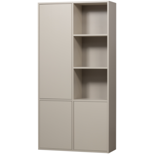 WOOOD Skříň MEGGY béžová pravá 215x108 cm