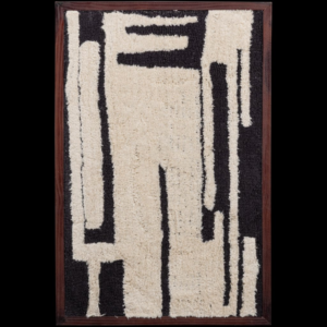 ANKA WALL DECO COTTON BLACK/WHITE