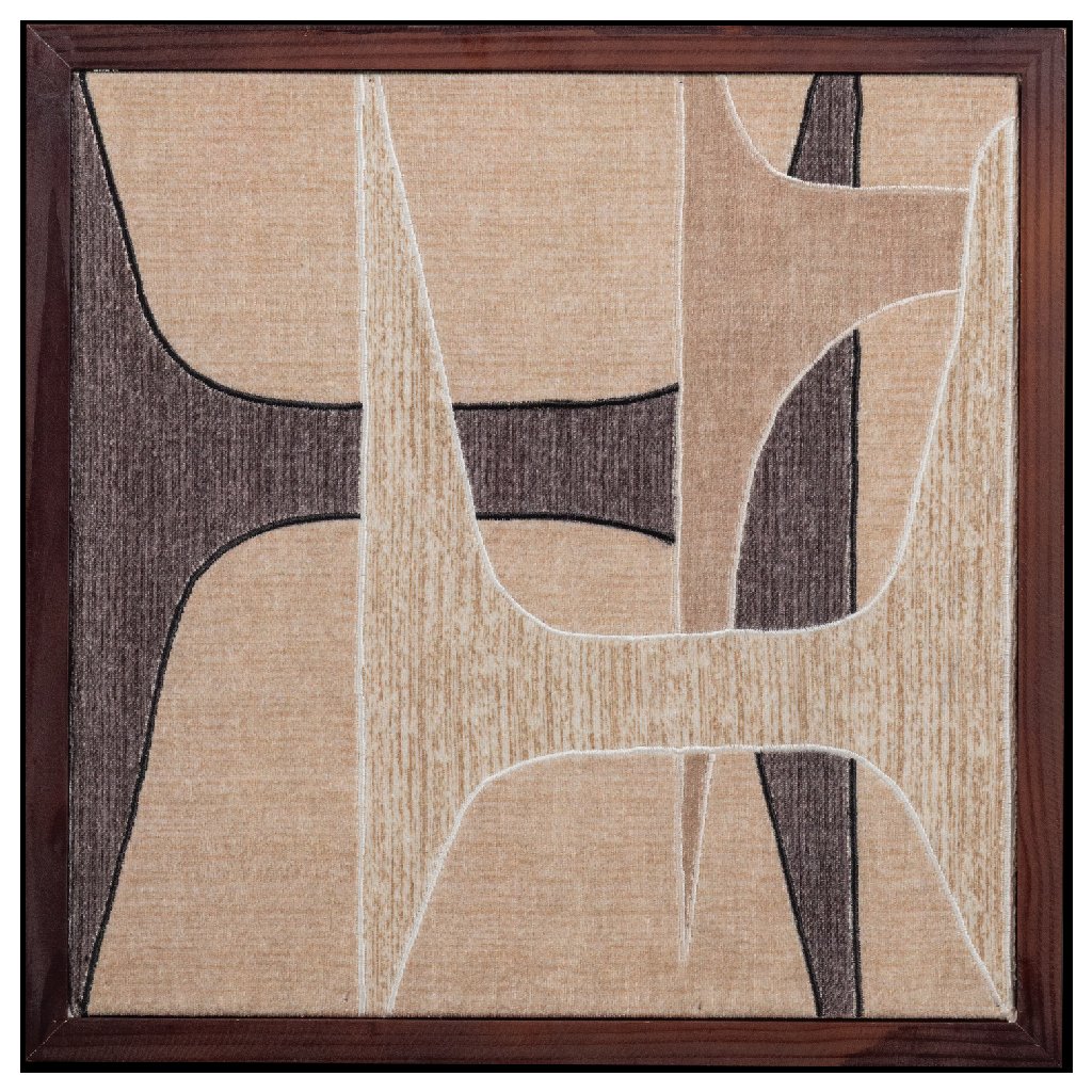 ANNO WALL DECO COTTON NATURAL/BROWN