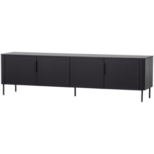 WOOOD TV stolek GUNNAR černý 200 cm