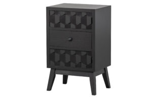 WOOOD Noční stolek RIJK černý
