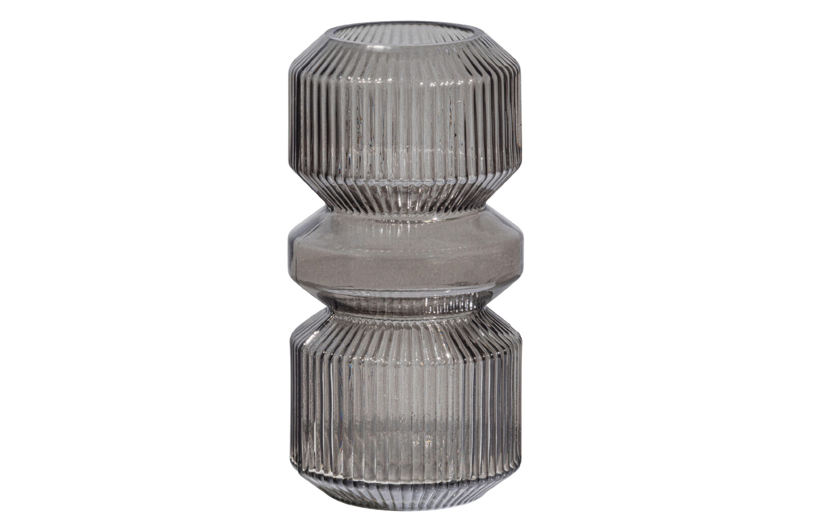 WOOOD Exclusive Skleněná váza LYLE tmavší zelená