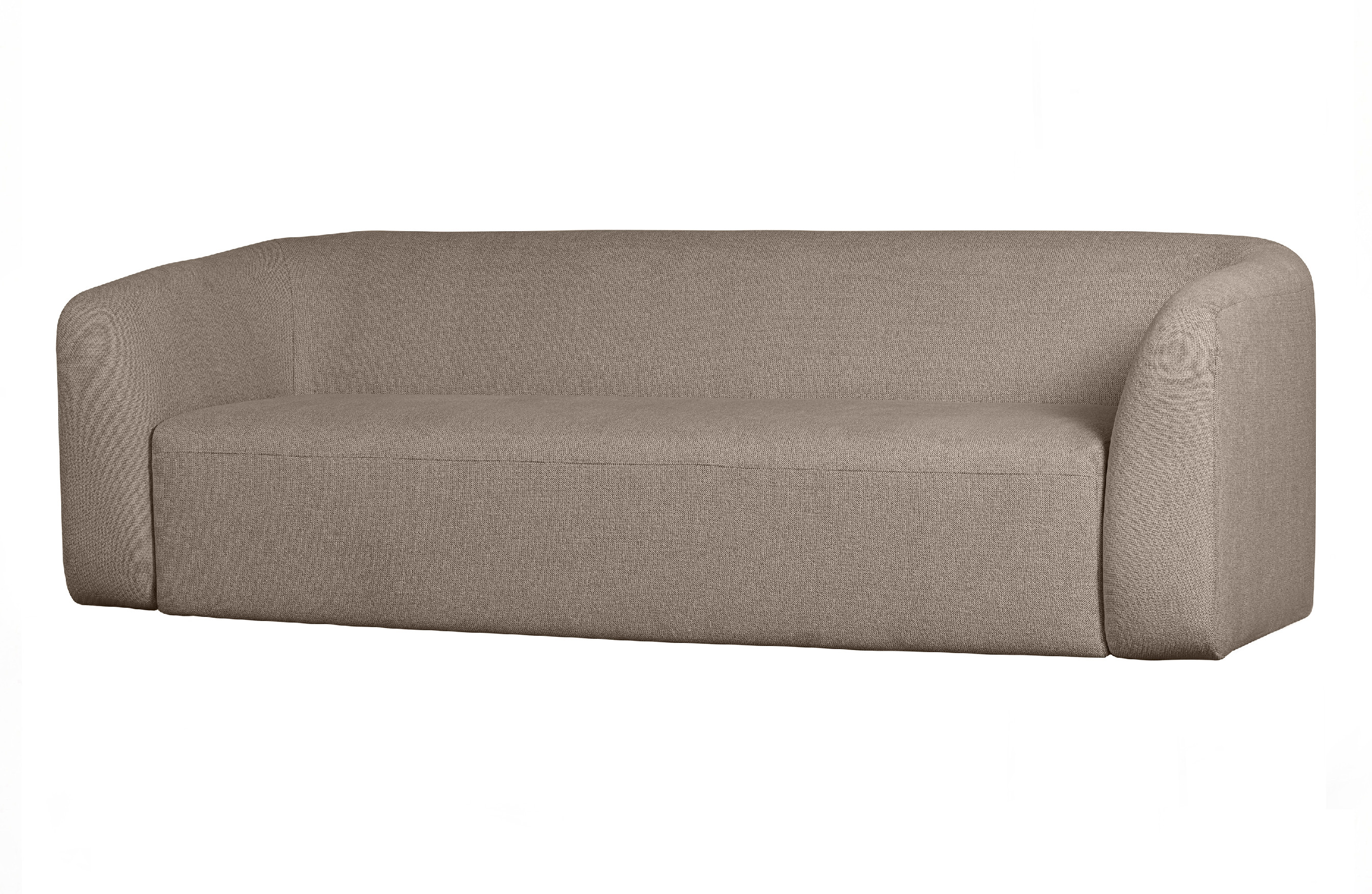 BePureHome Třímístná pohovka SLOPING světlá hnědá