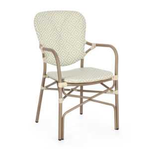 BIZZOTTO Zahradní židle CADEIRA krémová