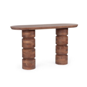 BIZZOTTO Konzolový stolek CORTEZ hnědý 130x45 cm