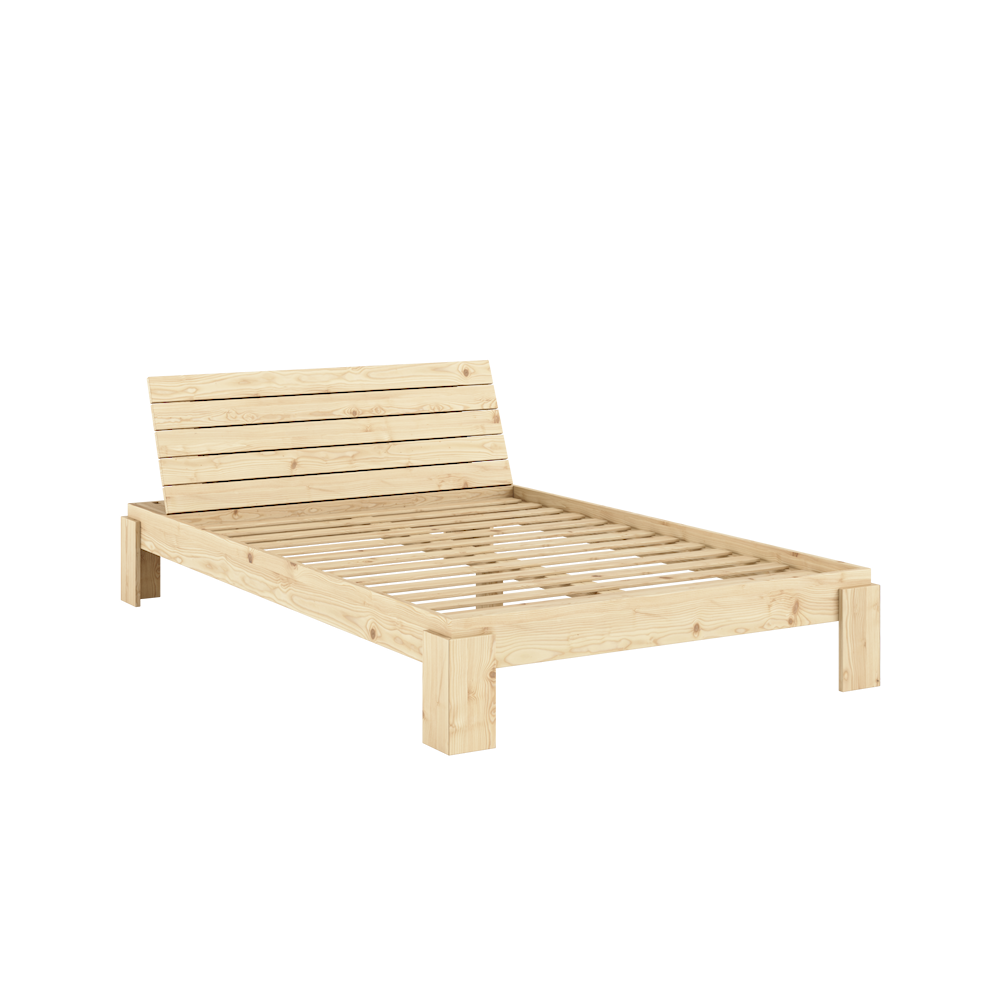 KARUP Dřevěná postel LAYERS přírodní 140x200 cm