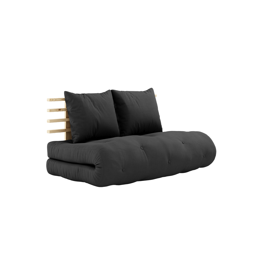 KARUP DESIGN Rozkládací pohovka SHIN tmavě šedá 140 cm