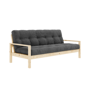 KARUP DESIGN Třímístná rozkládací pohovka KNOB antracit 205 cm