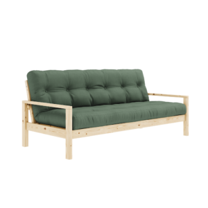 KARUP DESIGN Třímístná rozkládací pohovka KNOB olivová 205 cm