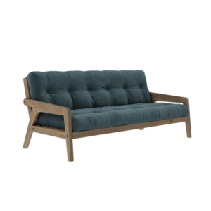 KARUP DESIGN Třímístná rozkládací pohovka GRAB tmavě modrá 204 cm