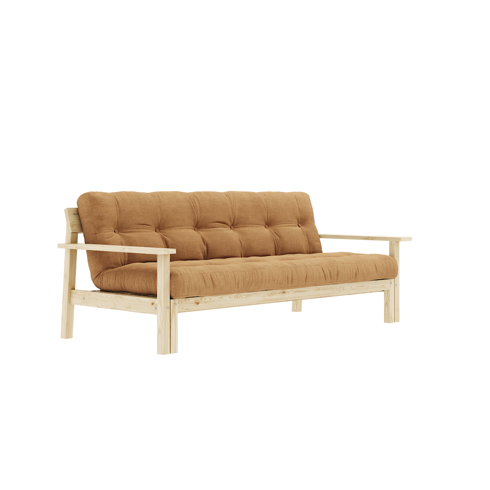 KARUP DESIGN Rozkládací pohovka UNWIND karamelově hnědá 218 cm