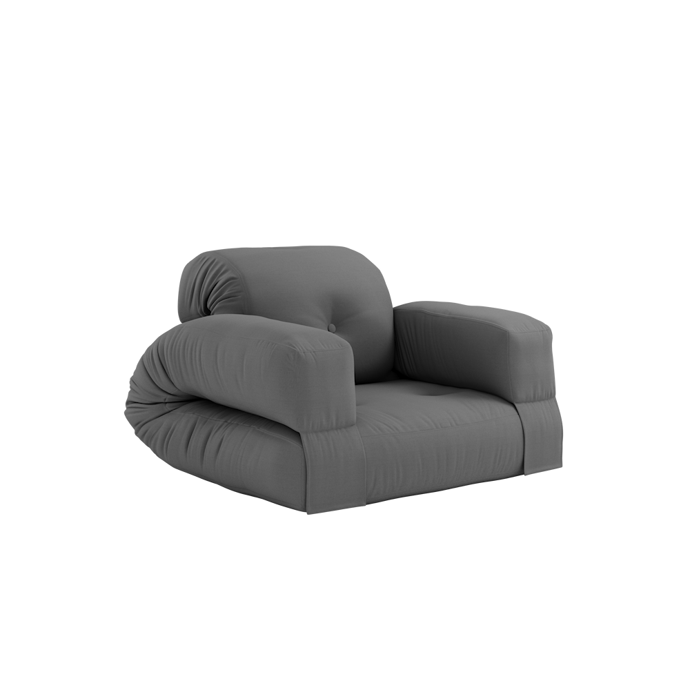 KARUP DESIGN Zahradní křeslo HIPPO šedé