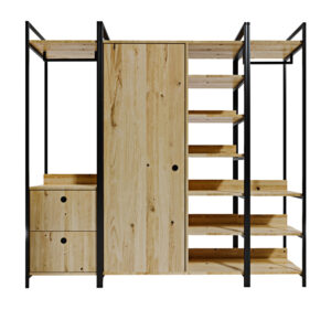 Kalune design Otevřená šatní skříň OKAN