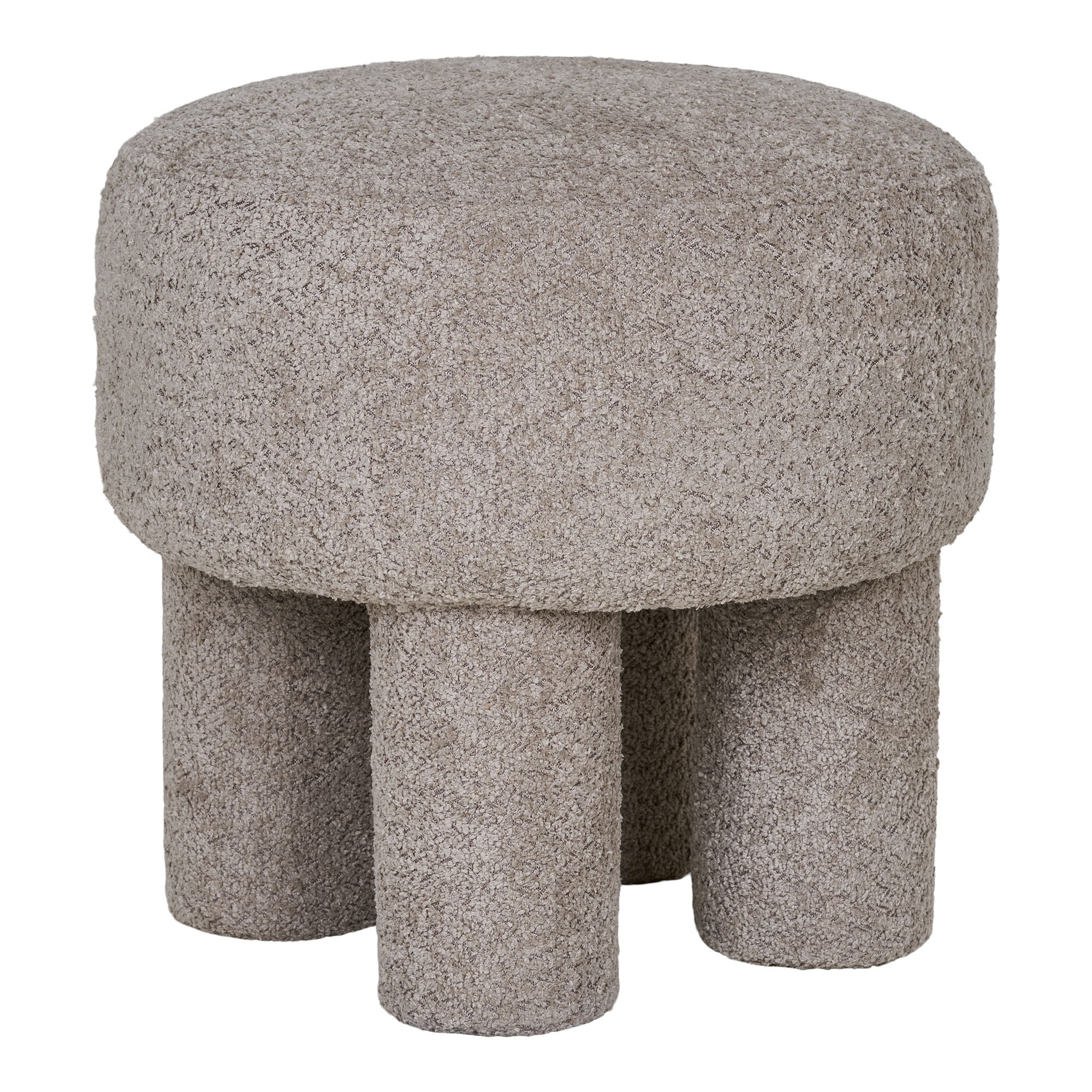 House Nordic Pouf PERTH světle šedý