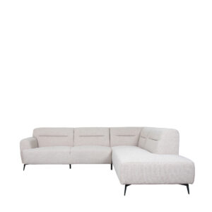 LABEL51 Pohovka do tvaru L BOLZANO světlá 270cm pravá