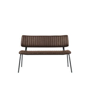 LABEL51 Jídelní lavice GUSTO hnědá 120 cm