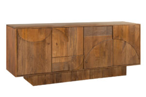 Invicta Mangová komoda ART DECO hnědá 170 cm
