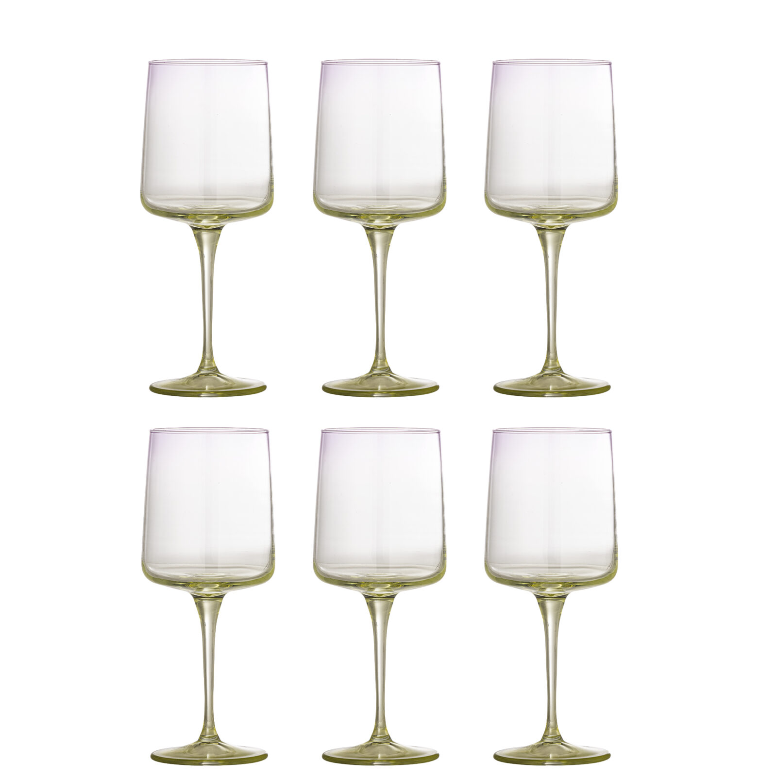 BLOOMINGVILLE Sada 6 sklenic na víno LUCIANA vícebarevná 430 ml