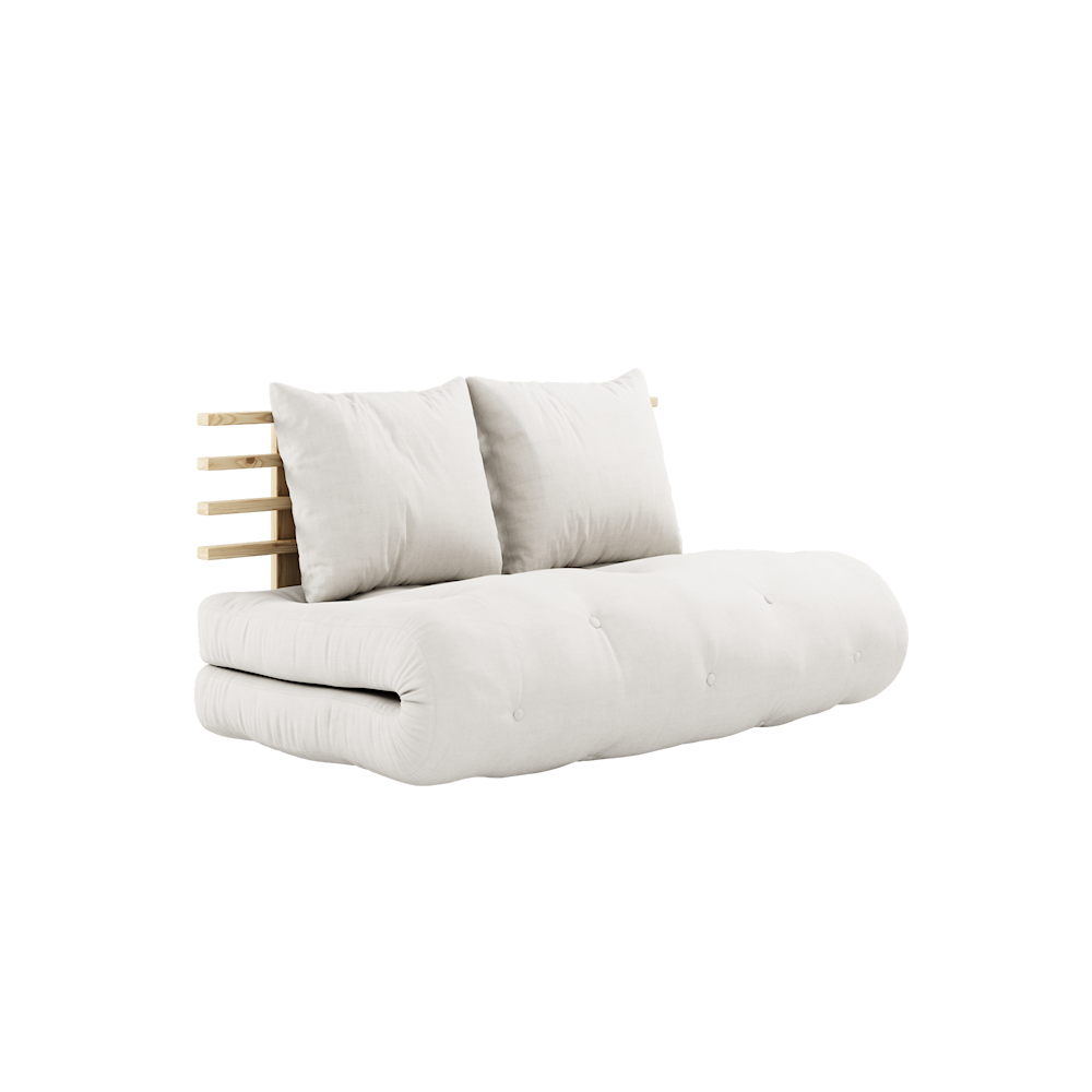 KARUP DESIGN Rozkládací pohovka SHIN bílá 140 cm