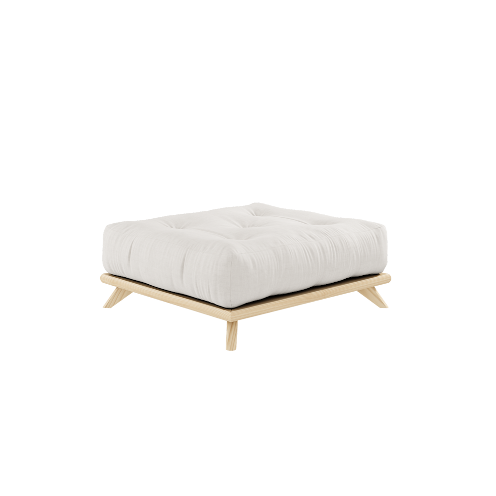 KARUP DESIGN Dřevěná podnožka SENZA bílá