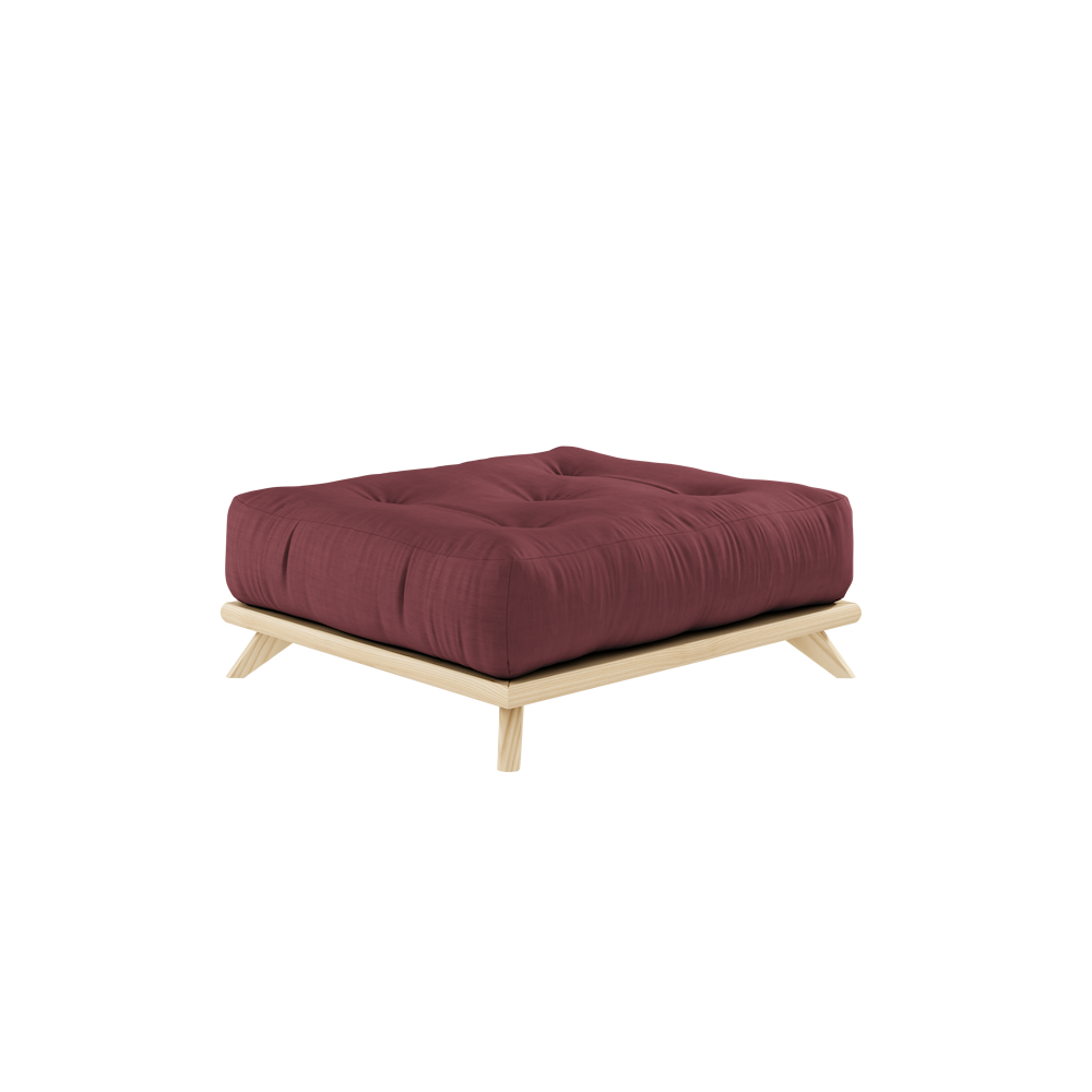 KARUP DESIGN Dřevěná podnožka SENZA vínová