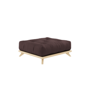KARUP DESIGN Dřevěná podnožka SENZA tmavě hnědá