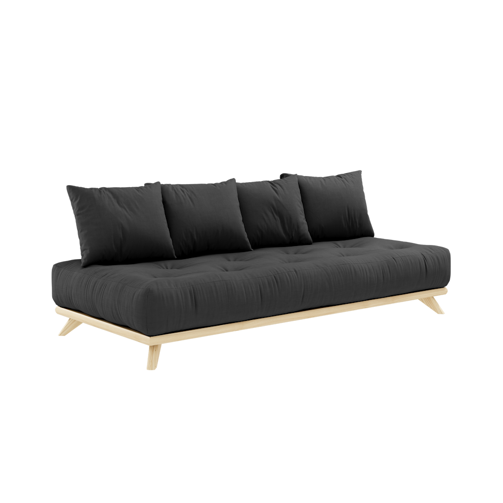 KARUP DESIGN Dřevěná pohovka SENZA tmavě šedá 200 cm