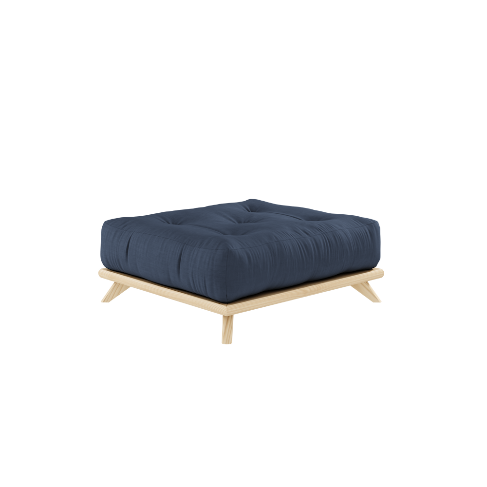 KARUP DESIGN Dřevěná podnožka SENZA královsky modrá